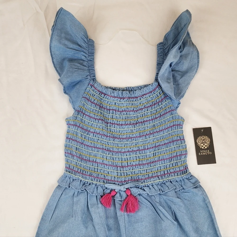 Vince Camuto Kids Blue Romper